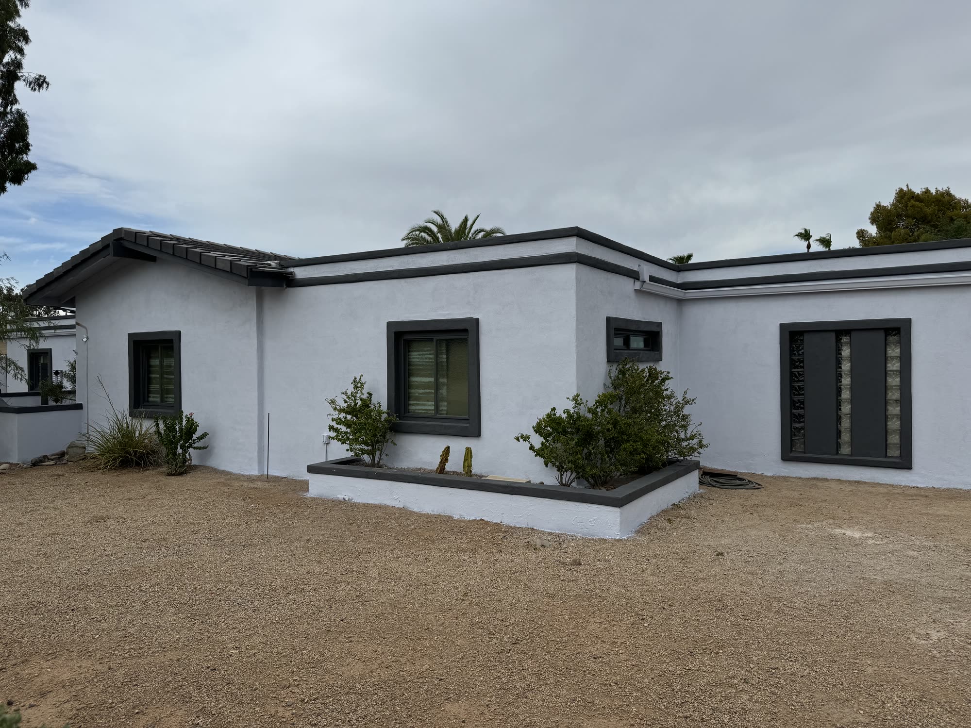 Stucco repair on a Phoenix home